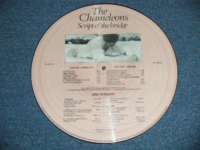 画像: The CHAMELEONS - SCRIPT OF THE BRIDGE : PICTURE DISC  ( -/MINT-)   / 1985 UK ENGLAND  ORIGINAL B"PICTURE DISC"  Used  LP