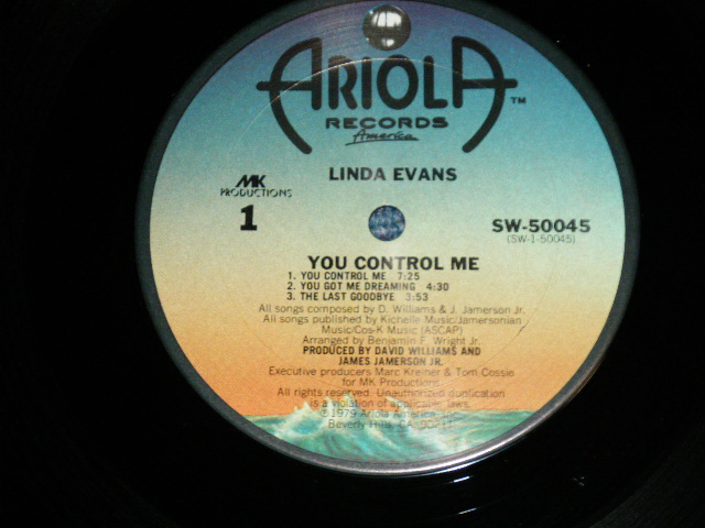 画像: LINDA EVANS - YOU CONTROL ME ( Ex+/Ex+ )  / 1979 US AMERICA ORIGINAL STEREO Used LP