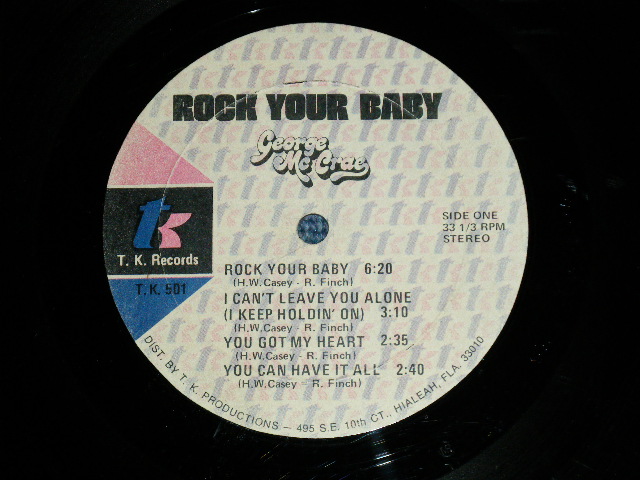 画像: GEORGE Mc CRAE -ROCK YOUR BABY  ( Ex+/Ex+ Looks:Ex++)  / 1974 US AMERICA ORIGINAL Used LP