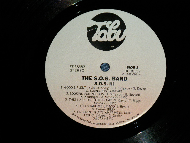 画像: S.O.S. BAND - III 3  ( MINT-/Ex, Ex+++ )  / 1982 US AMERICA ORIGINAL Used  LP