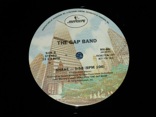 画像: THE GAP BAND - BABY BABA BOOGIE   ( VG+++/Ex++)  / 1979 US AMERICA ORIGINAL " PROMO ONLY" Used 12" 
