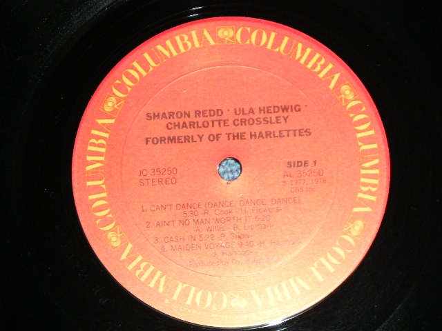 画像: SHARON REDD, ULA HEDWIG, CHARLOTTE CROSSLEY - FOR MERLY OF THE HARLETTS   ( Ex++/Ex+++)  / 1982 US AMERICA ORIGINAL "PROMO"Used LP