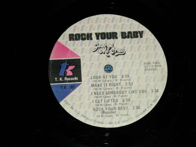 画像: GEORGE Mc CRAE -ROCK YOUR BABY  ( Ex+/Ex+ Looks:Ex++)  / 1974 US AMERICA ORIGINAL Used LP