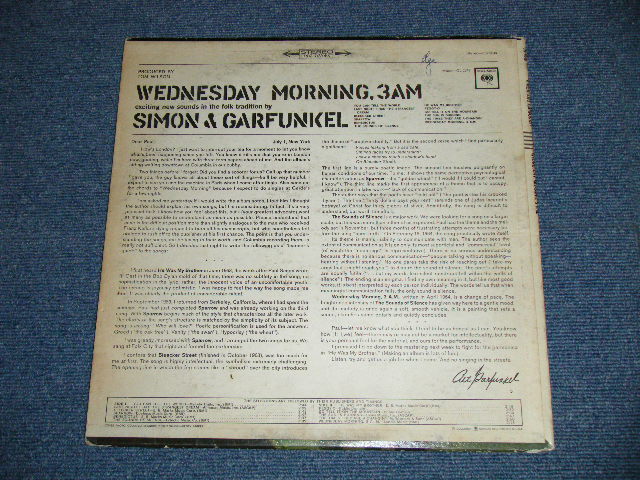 画像: SIMON & GARFUNKEL - WEDNESDAY MORNING,3AM ( Matrix Number : A) XSM 77922-1D/XSM 77923-1E : Ex/Ex Looks:Ex+) / 1965 US ORIGINAL "360 SOUND Label"  STEREO Used LP