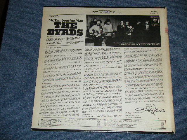 画像: 's THE BYRDS - MR.TAMBOURINE MAN (Matrix #A)0 XSM 110181-1A B)0 XSM 110182-1E) "JACKSONVILLE Press in ILLINOIS"(Ex+/Ex++WOBC) / 1965 US AMERICA ORIGINAL 1st Press RARE "360 SOUND IN black  Label" STEREO Used LP 