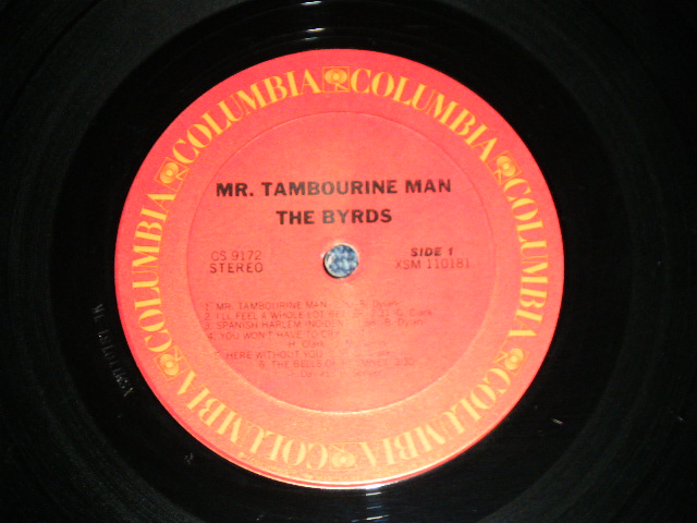 画像: 's THE BYRDS - MR.TAMBOURINE MAN ( Matrix # A)1K /B)1J )( Ex++/Ex+++) / Early 1970's US AMERICA 2nd Press  Used LP