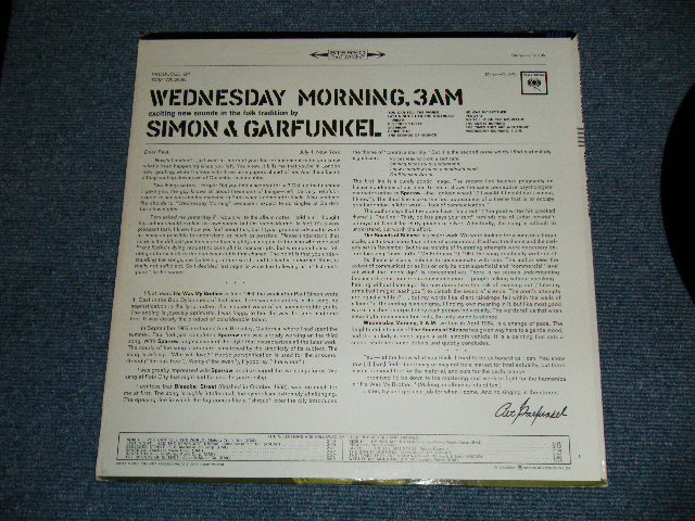 画像: SIMON & GARFUNKEL - WEDNESDAY MORNING,3AM ( Matrix Number : A) XSM 77922-1E/XSM 77923-1G ) ( Ex++/Ex+++) / 1965 US ORIGINAL "360 SOUND Label"  STEREO Used LP