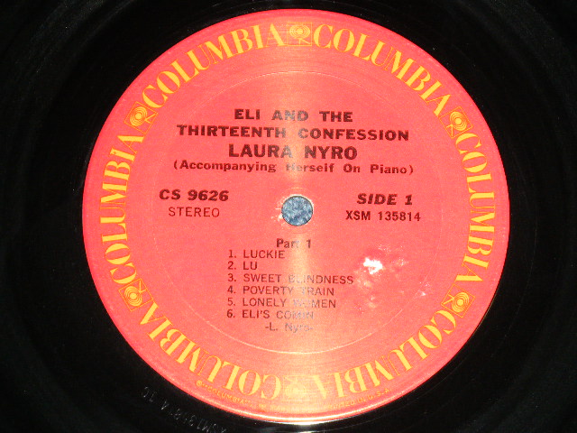 画像: LAURA NYRO - ELI AND THE THIRTEENTH CONFESSION ( Without SONG SHEET )( Matrix # A)1C/ B) 1D )( Ex/Ex+++)   /  EARLY 1970's  US AMERICA "2nd Press Label"  Used LP