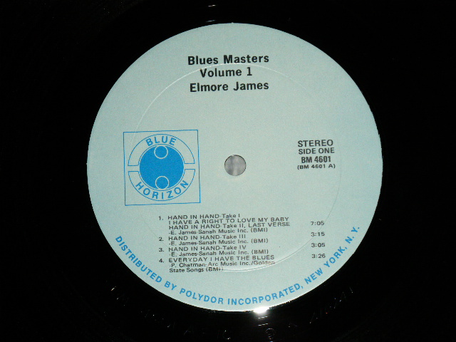 画像: ELMORE JAMES - BLUES MASTERS VOL.2 ( Ex+++/MINT- Looks:Ex+++ ) /   US AMERICA ORIGINAL Used LP  