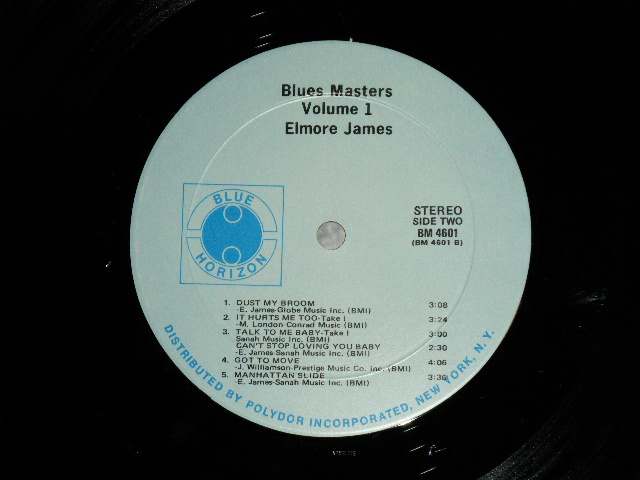 画像: ELMORE JAMES - BLUES MASTERS VOL.2 ( Ex+++/MINT- Looks:Ex+++ ) /   US AMERICA ORIGINAL Used LP  