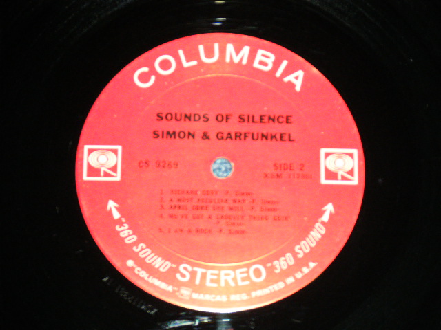 画像: SIMON & GARFUNKEL - SOUNDS OF SILENCE ( Matrix Number : A) XSM 112380-1H /B)XSM 112381-1K )( VG++/Ex++ Looks:Ex+++) / 1966  US AMERICA "2nd Press Back Coverl"  STEREO Used LP