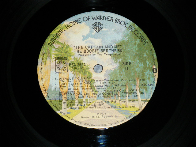 画像: DOOBIE BROTHERS  - The CAPTAIN and ME (Ex+/Ex+++ Looks:Ex+ ) / 1974 US AMERICA ORIGINAL "QUAD 4 CHANNEL" Used LP 