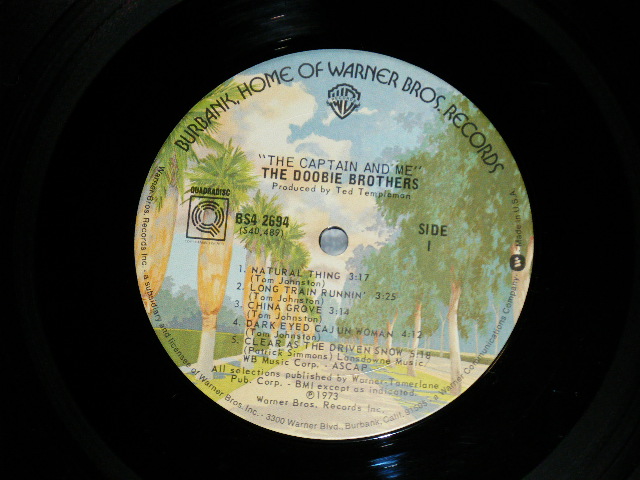 画像: DOOBIE BROTHERS  - The CAPTAIN and ME (Ex+/Ex+++ Looks:Ex+ ) / 1974 US AMERICA ORIGINAL "QUAD 4 CHANNEL" Used LP 