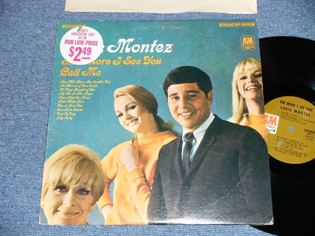 画像1: CHRIS MONTEZ - THE MORE I SEE YOU  ( Matrix No.  SP-4129-1F △9157 / SP-4130-1F △9157-X )(Ex+/Ex++,Ex+) / 1966 US AMERICA ORIGINAL "BROWN LABEL" STEREO Used LP 
