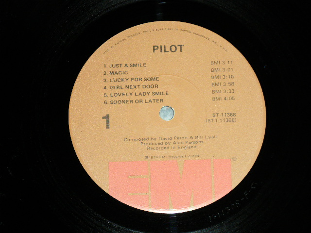 画像: PILOT -  PILOT (Ex+++/Ex+++) / 1974 US AMERICA ORIGINAL Used  LP 