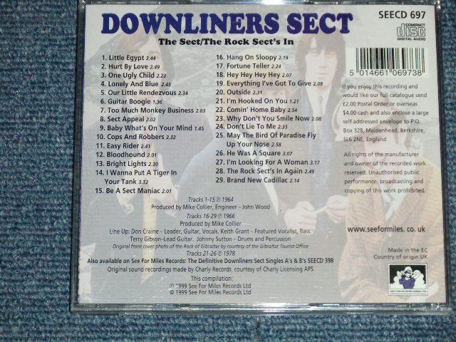 画像: DOWNLINERS SECT - THE SECT/THE ROCK SECT'S IN ( 2 in 1 )(MINT/MINT) / 1999  UK ENGLAND + EUROPE PRESS  ORIGINAL Used CD 