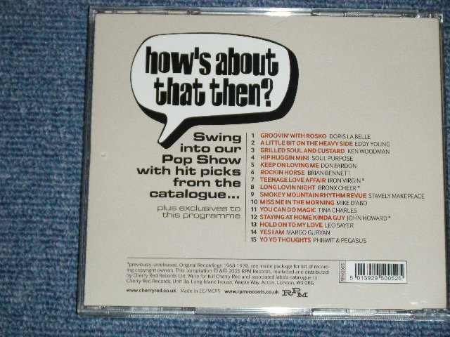 画像: va Omnibus - HOW'S ABOUT THAT THEN?  (MINT-/MINT) / 2005 UK ENGLAND  ORIGINAL  Used CD 