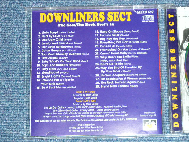 画像: DOWNLINERS SECT - THE SECT/THE ROCK SECT'S IN ( 2 in 1 )(MINT/MINT) / 1999  UK ENGLAND + EUROPE PRESS  ORIGINAL Used CD 