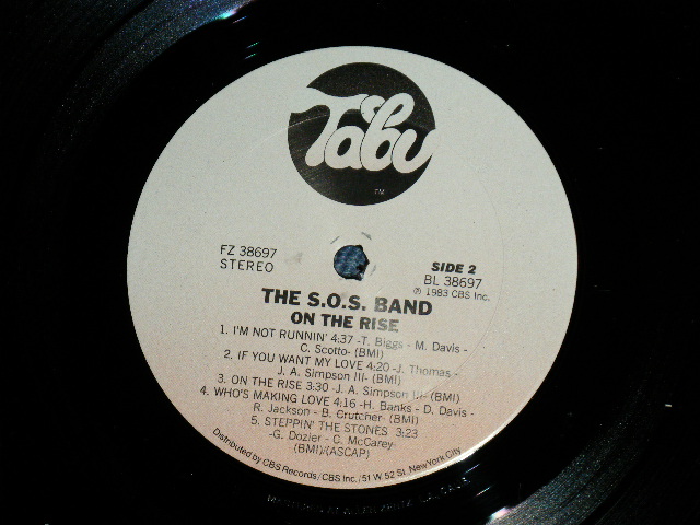 画像: THE S.O.S.BAND - ON THE RISE ( E+++/MINT-)  / 1983 US AMERICA ORIGINAL Used  LP