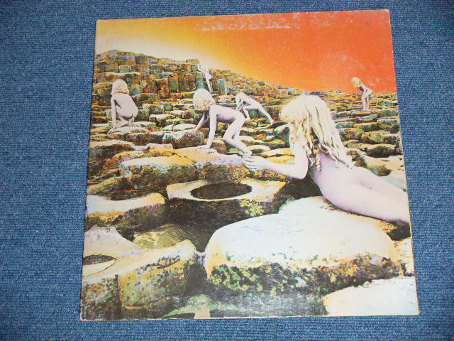 画像: LED ZEPPELIN -  HOUSES OF THE HOLY  ( Matrix # A)ST-A-732783-C  Sterling RL /B)ST-A-732784-E   Sterling RL  )( VG++/Ex+ Looks:Ex-)  / 1974 Maybe US AMERICA ORIGINAL "2nd Press '75 ROCKFELLER Credit  Label"  Used LP With Original Inner sleeve