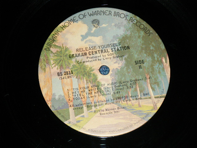画像: GRAHAM CENTRAL STATION - RELEASE YOURSELF ( Ex++/Ex+++)  / 1974 US AMERICA  ORIGINAL Used LP  