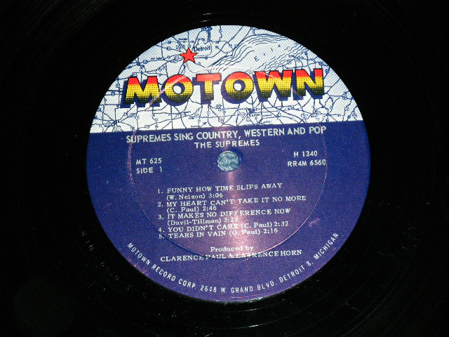 画像: DIANA ROSS and THE SUPREMES - SUPREMES SING COUNTRY WESTERN & POP ( MINT-/Ex+++ Looks:MINT- ) / 1965 US AMERICA ORIGINAL MONO Used LP  