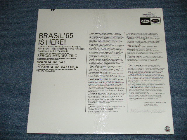 画像: THE SERGIO MENDES TRIO feat. WANDA de SAH with ROSIHA de VALENCA - BRASIL '65 ( SEALED NEW   )  / 2000's  US AMERICA REISSUEl Mono  "BRAND NEW SEALED"  LP 