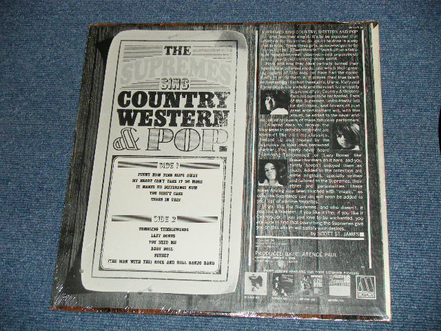 画像: DIANA ROSS and THE SUPREMES - SUPREMES SING COUNTRY WESTERN & POP ( MINT-/Ex+++ Looks:MINT- ) / 1965 US AMERICA ORIGINAL MONO Used LP  