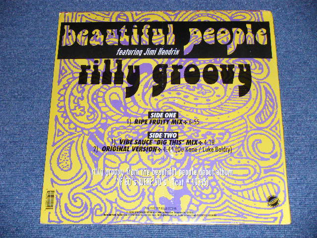 画像: BEAUTIFUL PEOPLE  JIMI HENDRIX - RILLY GROOVEY  ( SEALED)  / 1993 US AMERICA   ORIGINAL "Brand New SEALED"  LP  