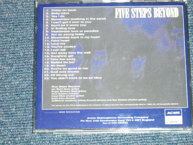 画像: FIVE STEPS BEYOND - NOT SO YOUNG TODAY : A COMPLETE OF 1965-1967 RECORDINGS ( MINT/MINT) / 1998 UK ENGLAND Used CD 