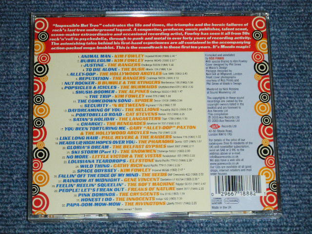 画像: va Omnibus -  IMPOSSIBLE BUT TRUE : THE KIM FOWLEY STORY (MINT/MINT) / 2003 UK ENGLAND  ORIGINAL  Used CD 