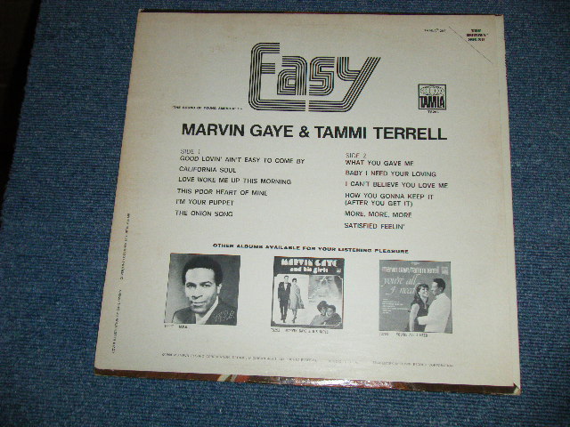 画像: MARVIN GAYE & TAMMI TERRELL - EASY ( Ex++/Ex+++ )  / 1969 AMERICA US ORIGINAL Stereo Used LP 
