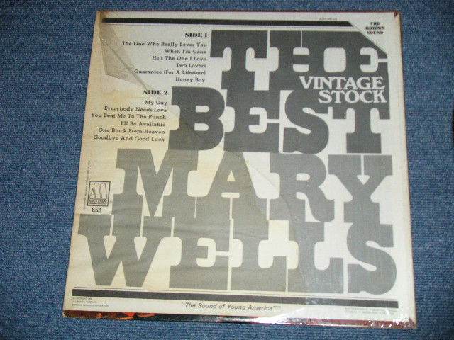 画像: MARY WELLS - VINTAGE STOCK  ( Ex+++,Ex+/Ex ) / 1967 US AMERICA ORIGINAL STEREO  Used LP  
