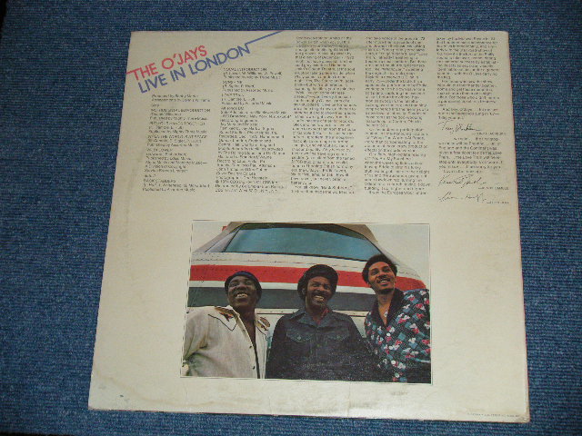 画像: THE O'JAYS - LIVE IN LONDON ( Ex-/Ex+ Looks:Ex )  / 1974 US AMERICA ORIGINAL Used LP