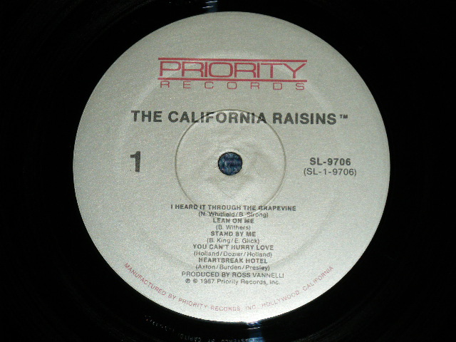 画像: CALIFORNEA RAISINS ( BUDDY MILES etc...) - SING THE HIT SONGS ( NO  POSTER & FLYER ) (Ex+++/Ex+++)  / 1987 US AMERICA ORIGINAL Used LP 