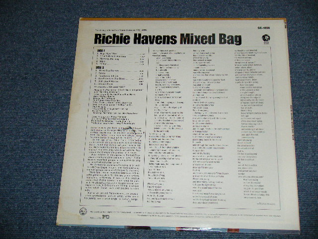 画像: RICHIE HAVENS - MIXED BAG( Ex+/Ex+++  A-2,3:Ex-) / 1970  US AMERICA ORIGINAL Used LP