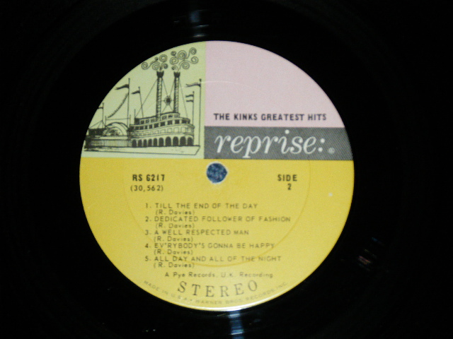 画像: THE KINKS -  GREATEST HITS! ( Ex/Ex++ Looks: Ex+) / 1966 US AMERICA ORIGINAL "MULTI-COLOR Label"  STEREO Used LP 