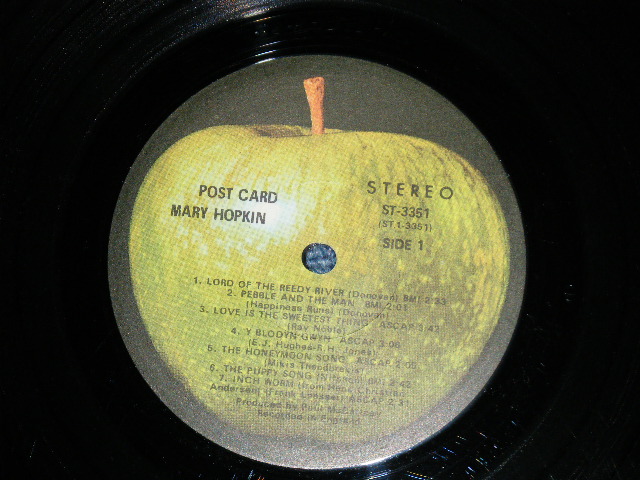 画像: MARY HOPKIN - POST CARD (LOS ANGELES Press in CA) (ExEx++ Looks:Ex, B-1:VG+++ Looks) / 1969 US AMERICA ORIGINAL Used LP  