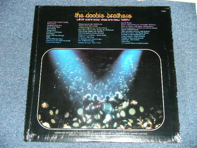 画像: DOOBIE BROTHERS  - WHAT WERE ONCE VOICES ARE NOW HABITS  : With POSTER( Ex+++/MINT- A-1:Ex++) / 1974 US AMERICA ORIGINAL Used LP 