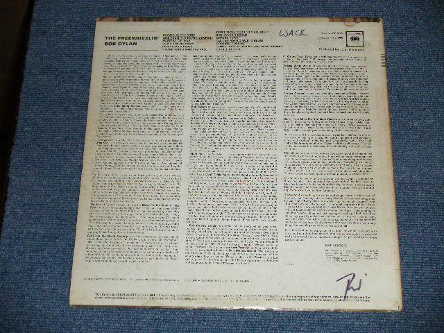 画像: BOB DYLAN - THE FREEWHEELIN' ( Matrix # : A)3K (TYPING)/B)2L (Hand Writing) )(VG++/Ex)    /  1966 Version US AMERICA "360 Sound in WHITE Label"  MONO Used  LP