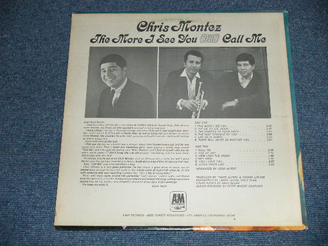 画像: CHRIS MONTEZ - THE MORE I SEE YOU  ( Matrix No.  LP-129 1C / LP-130 1B )(Ex++/Ex+++) /  1966 US AMERICA ORIGINAL  "BROWN LABEL" MONO  Used  LP 