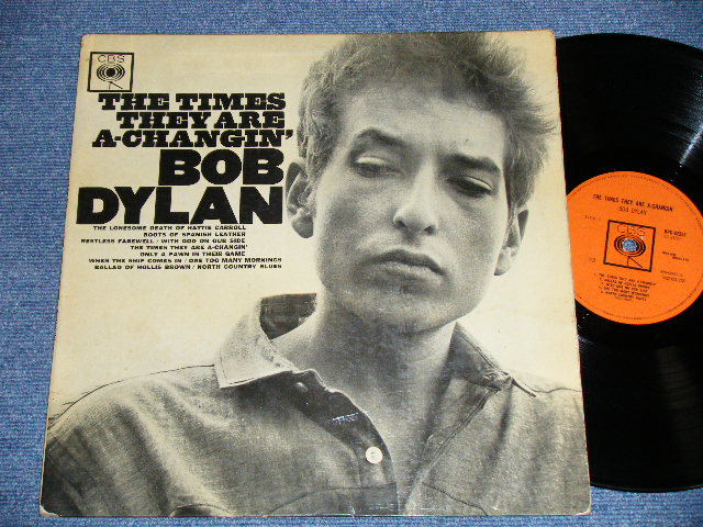 画像1: BOB DYLAN - THE TIMES THEY ARE A-CHANGIN'( Matrix # A) 1L ▽ 1=420 116 / B)  2L ▽ 1 420 11)( Ex+/Ex++,Ex B-2 Scrtach JUMP )  /  1964 UK ENGLAND ORIGINAL "MONO"  Used  LP