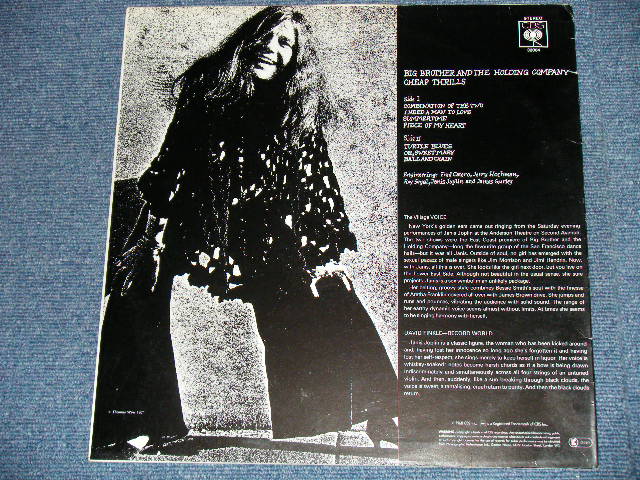 画像: BIG BROTHER & THE HOLDING COMPANY ( With JANIS JOPLIN ) - CHEAP THRILLS ( Ex++/Ex+++ )  / 1970's UK ENGLAND REISSUE Used LP 