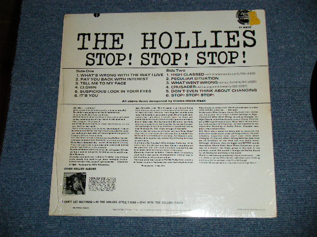 画像: THE HOLLIES -  STOP! STOP! STOP! ( MINT-/Ex+++)  / 1965? CANADA ONLY  ORIGINAL  STEREO Used  LP 