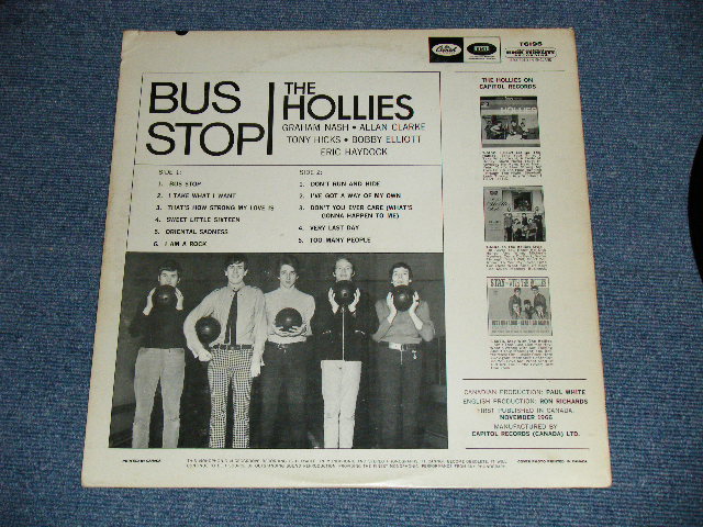 画像: THE HOLLIES -  BUS STOP ( Ex++/Ex)  / 1964? CANADA ONLY  ORIGINAL MONO  Used  LP 