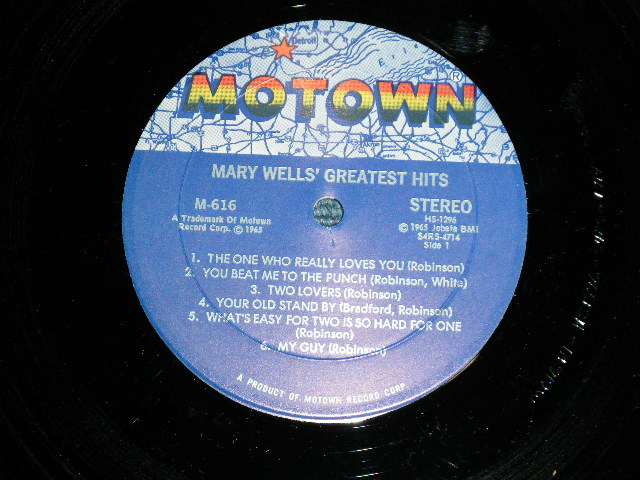 画像: MARY WELLS -  GREATEST HITS ( Ex++/Ex+++ ) / 1970's? US AMERICA  REISSUE  Used LP  