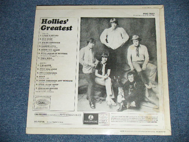 画像: THE HOLLIES - HOLLIES' GREATEST ( Matrix # A:1 /B:1 ) ( Ex++,Ex+/Ex++)  / 1968 UK ENGLAND ORIGINAL "YELLOW PARLOPHONE" MONO  LP 