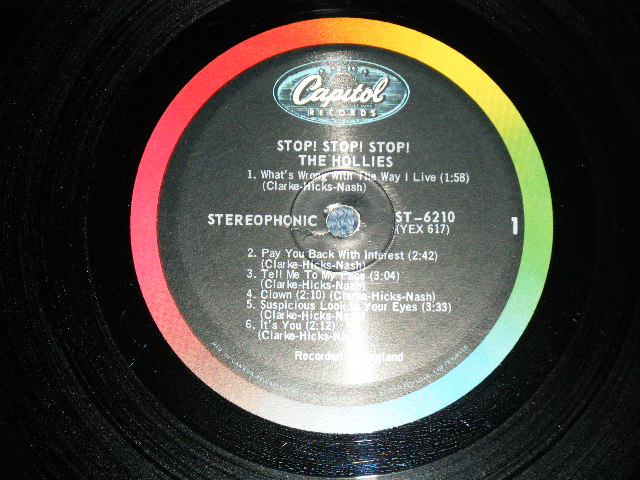 画像: THE HOLLIES -  STOP! STOP! STOP! ( MINT-/Ex+++)  / 1965? CANADA ONLY  ORIGINAL  STEREO Used  LP 