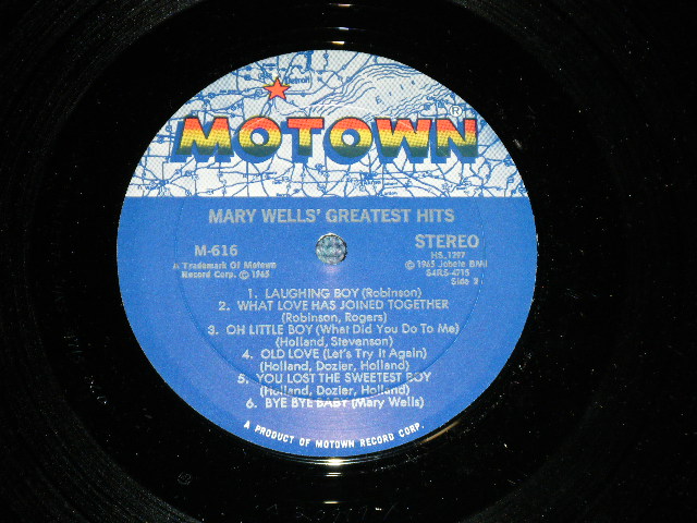 MARY WELLS - GREATEST HITS ( Ex++/Ex+++ ) / 1970's? US AMERICA REISSUE Used  LP - パラダイス・レコード