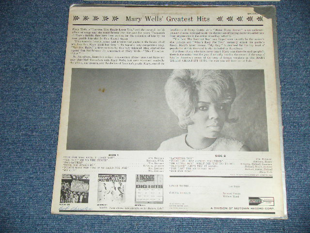 画像: MARY WELLS -  GREATEST HITS ( VG+++/Ex++) / 1964 US AMERICA ORIGINAL "1st Press" MONO   Used LP  